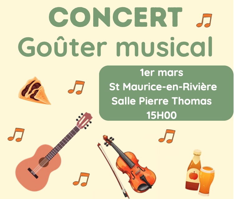 Goûter musical le 1er mars